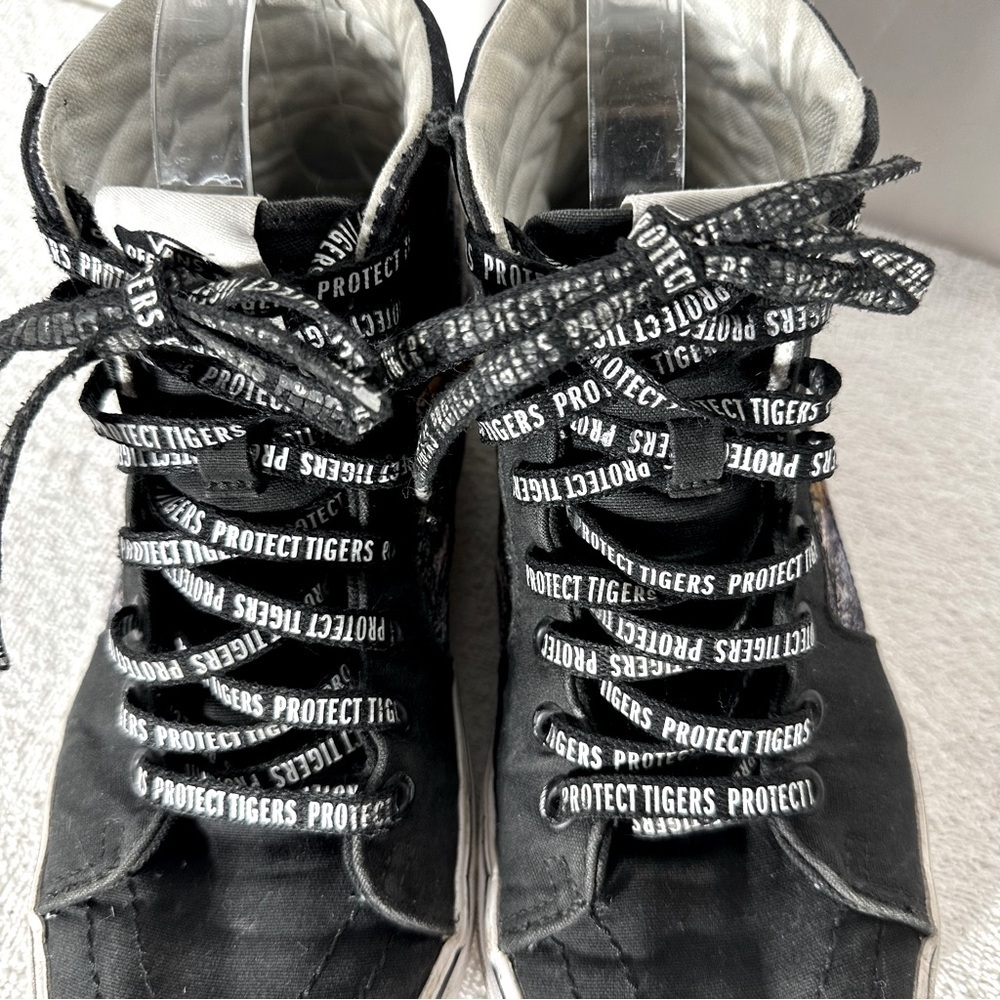 Vans Discovery Project Cats Black High Top Sneakers Project Tigers 9.5 - Picture 11 of 15
